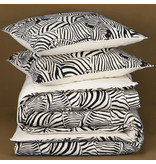 De Witte Lietaer Bettbezug Zebra Cream - Hotelgröße - 260 x 240 cm - Baumwollflanell