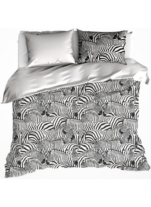 De Witte Lietaer Bettbezug Zebra Creme 240 x 220 cm Baumwollflanell