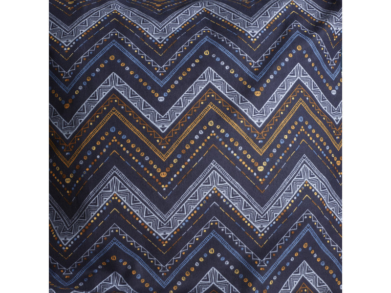 De Witte Lietaer Housse de couette Sioux Blue Grey - Simple - 140 x 200/220 cm - Flanelle de Coton