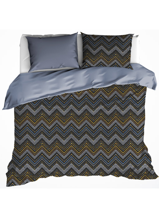 De Witte Lietaer Duvet cover Sioux Blue Gray 260 x 240 cm Cotton Flannel