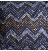 De Witte Lietaer Dekbedovertrek Sioux Blue Gray - Tweepersoons - 200 x 200/220 cm - Katoen Flanel