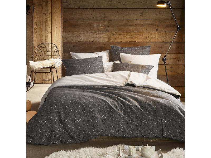 De Witte Lietaer Bettbezug Shooting Star Sea Salt - Einzeln - 140 x 200/220 cm - Baumwollflanell