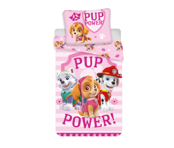 PAW Patrol Housse de couette BABY Pup Power 100 x 135 / 40 x 60 cm Coton