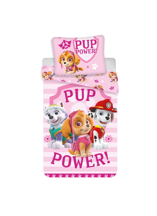 PAW Patrol BABY Bettbezug Pup Power 100 x 135 / 40 x 60 cm Baumwolle