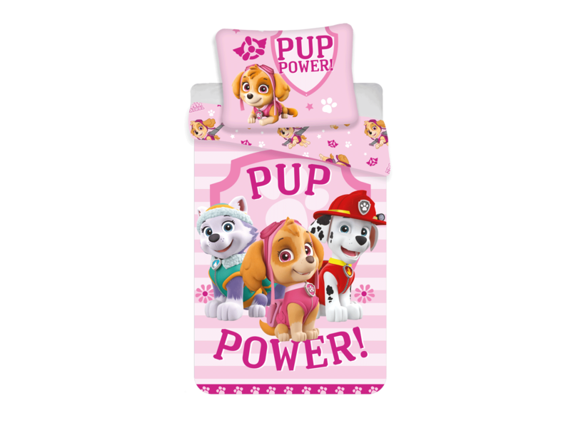 PAW Patrol BABY Bettbezug Pup Power - 100 x 135 cm - Baumwolle