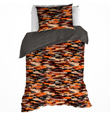 De Witte Lietaer Duvet cover Rothko Orange Rust - Single - 140 x 200/220 cm - Cotton Flannel