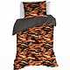 Dekbedovertrek Rothko Orange Rust 140 x 200/220 cm Katoen Flanel