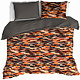 Duvet cover Rothko Orange Rust 240 x 220cm Cotton Flannel