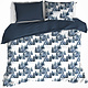 Duvet cover North Eclipse Blue 200 x 200/220 cm Cotton Flannel