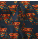 De Witte Lietaer Duvet cover Caspian Eclipse Blue - Single - 140 x 200/220 cm - Cotton Flannel