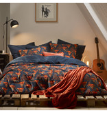 De Witte Lietaer Housse de couette Caspian Eclipse Bleu - Double - 200 x 200/220 cm - Flanelle de Coton