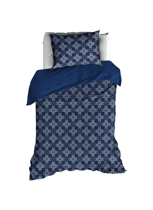 De Witte Lietaer Duvet cove Anzor Azure Blue 140 x 200/220 cm Cotton Flannel