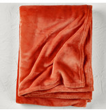 De Witte Lietaer Fleece throw Snuggly Tiger - 150 x 200 cm - Orange