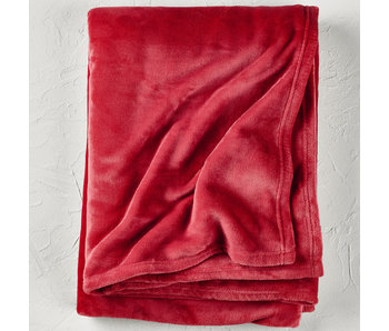 De Witte Lietaer Plaid polaire Snuggly Ruby Red 150x200cm