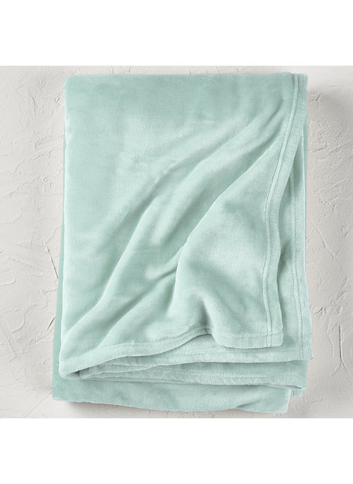 De Witte Lietaer Fleece throw Snuggly Mint 150x200cm