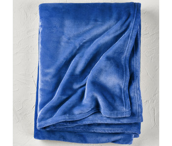 De Witte Lietaer Fleece throw Snuggly Lapis Blue 150x200cm