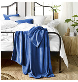 De Witte Lietaer Fleece blanket Snuggly Lapis Blue - 150 x 200 cm - Blue