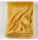 De Witte Lietaer Fleece blanket Snuggly Golden Yellow - 150 x 200 cm - Yellow