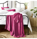 De Witte Lietaer Fleece blanket Snuggly Cerise - 150 x 200 cm - Pink