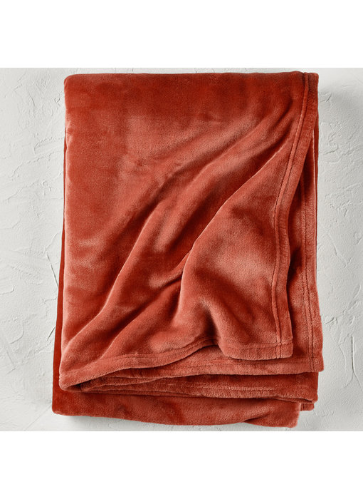 De Witte Lietaer Fleece throw Snuggly Caramel 150x200cm