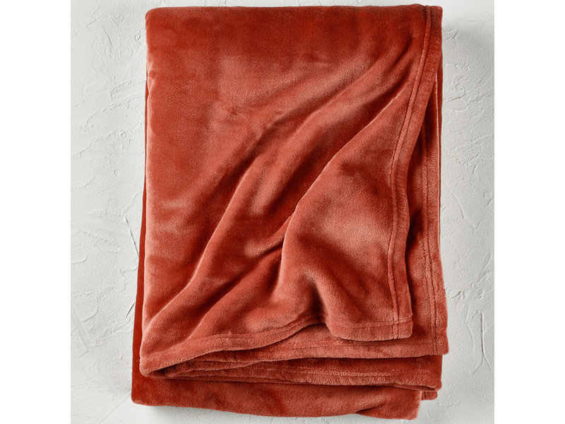 De Witte Lietaer Couverture polaire Snuggly Caramel - 150 x 200 cm - Marron