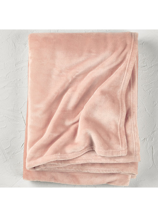 De Witte Lietaer Fleece blanket Snuggly Blush 150 x 200 cm