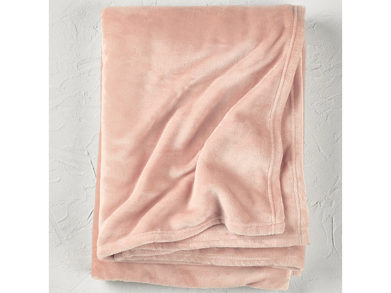 De Witte Lietaer Couverture polaire Snuggly Blush - 150 x 200 cm - Rose