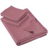 De Witte Lietaer Bettwäsche-Set Olivia - Double - 280 x 280 cm - Pink - Satin Baumwolle