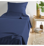 De Witte Lietaer Bettwäsche-Set Olivia - Single - 180 x 280 cm - Blau - Satin Baumwolle