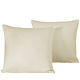 Sierkussensloop Set 2 x Olivia Sand 40 x 40 cm