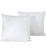 De Witte Lietaer Decorative Pillowcase Set Olivia White - 40 x 40 cm - Satin Cotton