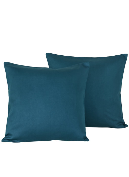 De Witte Lietaer Decorative pillowcase Set 2 x Olivia Lake Green 40 x 40 cm