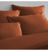 De Witte Lietaer Housse de couette Coton Satin Olivia - Format hôtel - 260 x 240 cm - Marron