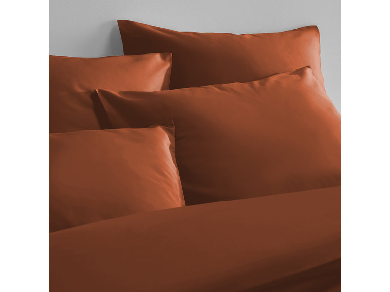 De Witte Lietaer Duvet cover Cotton Satin Olivia - Hotel size - 260 x 240 cm - Brown