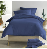 De Witte Lietaer Housse de couette Coton Satin Olivia - Simple - 140 x 200/220 cm - Bleu