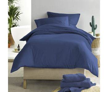 De Witte Lietaer Bettbezug Baumwollsatin Olivia Blue Indigo 140 x 200/220 cm