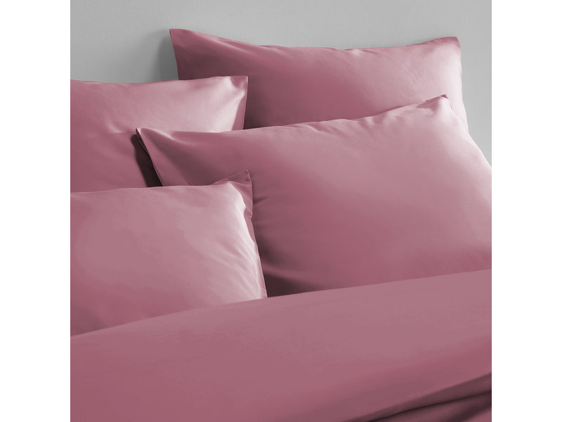 De Witte Lietaer Bettbezug Baumwollsatin Olivia - Einzeln - 140 x 200/220 cm - Rosa