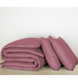 De Witte Lietaer Housse de couette Satin de Coton Olivia - Lits Jumeaux - 240 x 220 cm - Rose