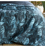 De Witte Lietaer Dekbedovertrek Musa Midnight Blue - Lits Jumeaux - 240 x 220 cm - Katoen Perkal