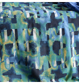 De Witte Lietaer Duvet cover Checkered Sea Green - Hotel size - 260 x 240 cm - Cotton Perkal