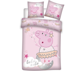 Peppa Pig Dekbedovertrek Tutu Cute 140 x 200 cm Polyester