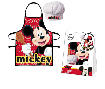 Disney Mickey Mouse Schort en Koksmuts 4-8 Jaar
