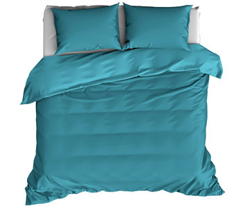 De Witte Lietaer Duvet cover Cotton Satin Olivia Emerald Green 240 x 220 cm