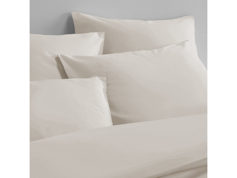 De Witte Lietaer Dekbedovertrek Katoen Satijn Olivia - Hotelmaat - 260 x 240 cm - Beige