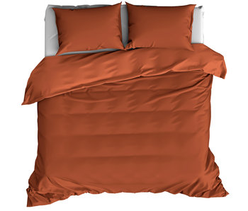 De Witte Lietaer Duvet cover Cotton Satin Olivia Caramel 260 x 240 cm