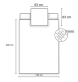 Aymax Bettbezug Be Queen - Single - 140 x 200 cm - Polyester