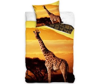 Animal Pictures Duvet cover Giraffe 140 x 200 / 60 x 70 Cotton