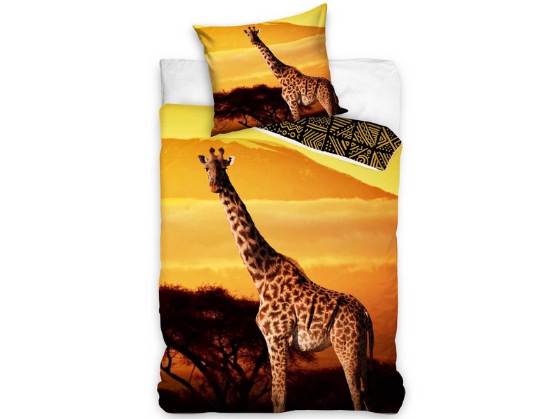 Animal Pictures Duvet cover Giraffe - Single - 140 x 200 cm - Cotton