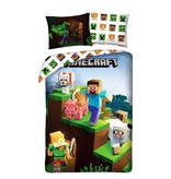 Minecraft Dekbedovertrek Explore - Eenpersoons - 140 x 200 cm - Katoen