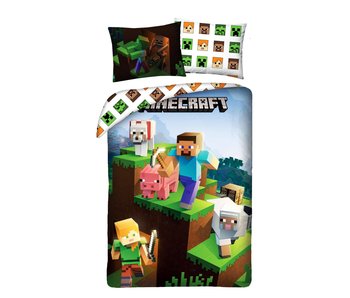 Minecraft Housse de couette Explore 140 x 200 cm Coton